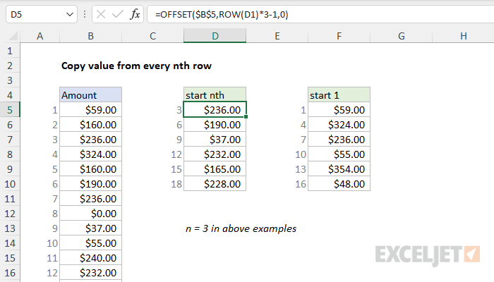 How To Add A Row Every Nth Row In Excel